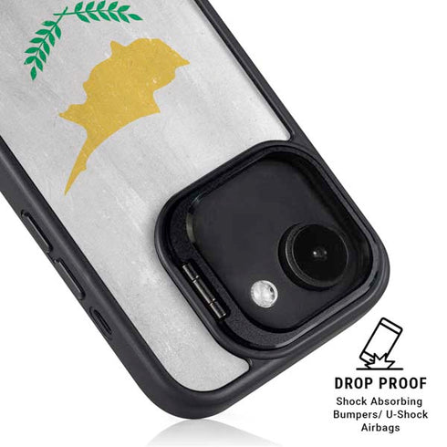 Cyprus Flag Distressed iPhone 16e Kickstand Case